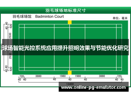 球场智能光控系统应用提升照明效果与节能优化研究