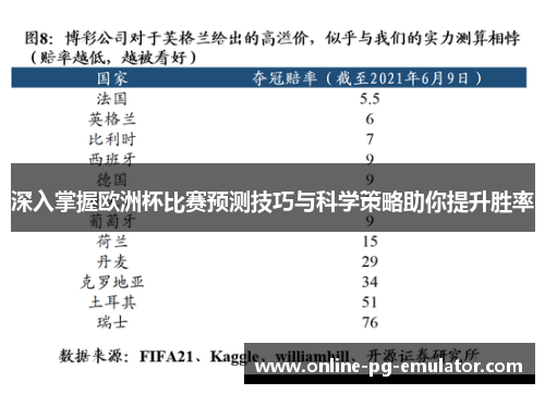 深入掌握欧洲杯比赛预测技巧与科学策略助你提升胜率