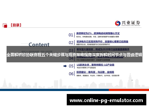 全面解析欧协联赛程五个关键步骤与观赛策略指南深度拆解时间节点与晋级逻辑
